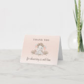 Carte de remerciements de Baby shower d'éléphants  (Devant)