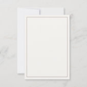 Carte de remerciements de Baby shower des bois de  (Dos)