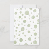 Carte de remerciements de Baby shower des éléphant (Dos)