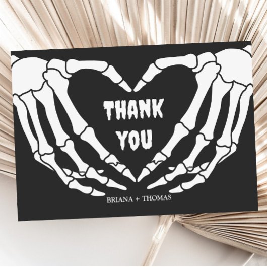 Carte de remerciements de Baby shower d'Halloween 