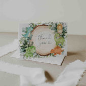 Carte de remerciements de Baby shower Dinosaur