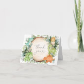 Carte de remerciements de Baby shower Dinosaur (Devant)