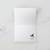 Carte de remerciements de Baby shower fantôme à l' (Intérieur)