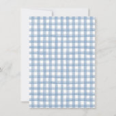 Carte de remerciements de Baby shower ferroviaire (Dos)