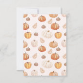 Carte de remerciements de Baby shower Floral Citro (Dos)