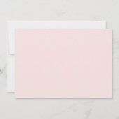 Carte de remerciements de Baby shower floral de Ba (Dos)