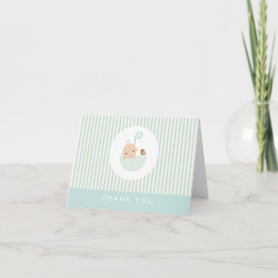 carte de remerciements de baby shower {little baby