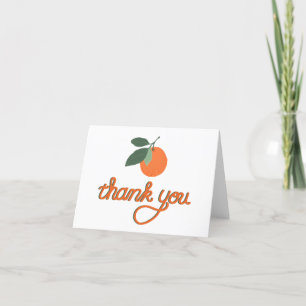 Carte de remerciements de Baby shower Little Cutie