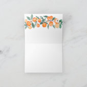 Carte de remerciements de Baby shower Little Cutie (Intérieur)