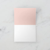 Carte de remerciements de Baby shower mobile Pink  (Intérieur)