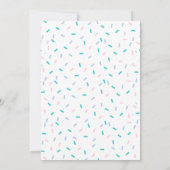 Carte de remerciements de Baby shower neutre Popsi (Dos)