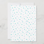 Carte de remerciements de Baby shower pour bébé Sp (Dos)