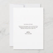 Carte de remerciements de Baby shower Roses roses (Dos)