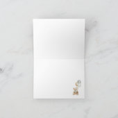 Carte de remerciements de Baby shower Teddy Bear (Intérieur)