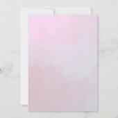 carte de remerciements de baby shower Unicorne (Dos)