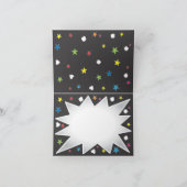 Carte de remerciements de balise laser (Intérieur)