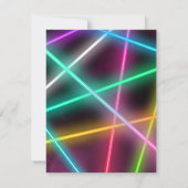 Carte de remerciements de balise laser | Fille Las (Dos)