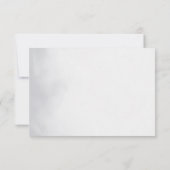 Carte de remerciements de baptême de script modern (Dos)