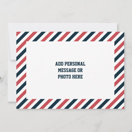 Carte de remerciements de baseball (Dos)