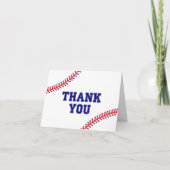 Carte de remerciements de baseball (Devant)