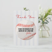 Carte de remerciements de baseball (Debout devant)