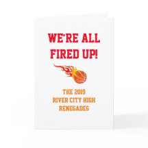 Carte de remerciements De Basket-Ball