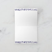 Carte de remerciements de bat mitzvah de barre (Intérieur)