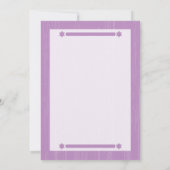 Carte de remerciements de Bat mitzvah de grand typ (Dos)