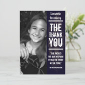 Carte de remerciements de bat mitzvah de groupe de (Debout devant)