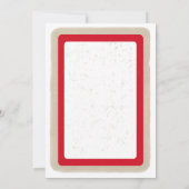 Carte de remerciements de bat mitzvah d'étoile de (Dos)