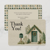 Carte de remerciements de boîte aux lettres de vac (Devant / Derrière)