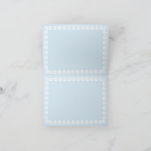 Carte de remerciements de cadeau de douche de (Intérieur)