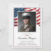 Carte de remerciements de carte commémorative patr (Devant)