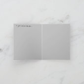 Carte de remerciements de carte de voeux (Intérieur)