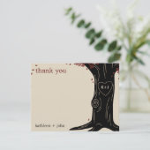 Carte de remerciements de chêne (Debout devant)