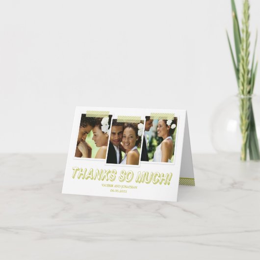 Carte de remerciements de clichés funestes (Devant)