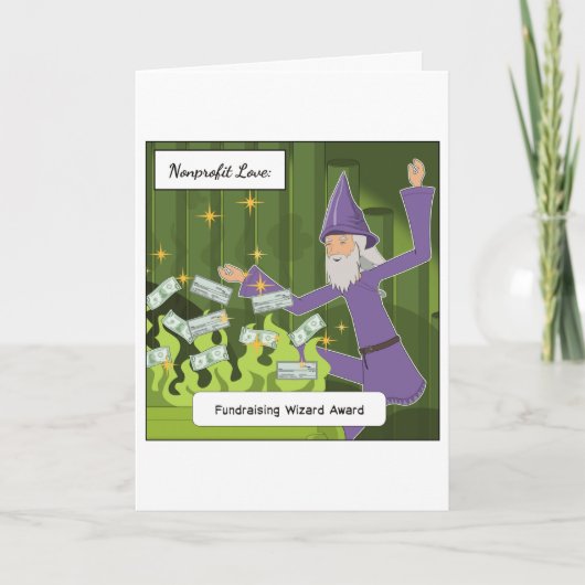 Carte de remerciements de collecte de fonds à but (Devant)