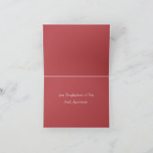 Carte de remerciements de collection Coeurs et Fle (Intérieur)