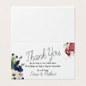 Carte de remerciements de collection externe (Outside Unfolded)