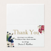 Carte de remerciements de collection externe (Outside Unfolded)