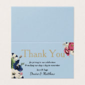 Carte de remerciements de collection externe (Outside Unfolded)