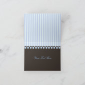 Carte de remerciements de conception de singe bleu (Intérieur)