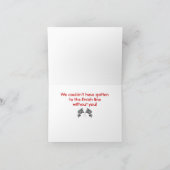 carte de remerciements de conception d'indicateur  (Intérieur)