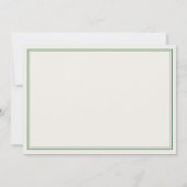 Carte de Remerciements de Condoléances avec Croix (Dos)