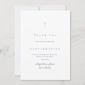 Carte de remerciements de confirmation (Devant)