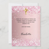 Carte de remerciements de confirmation de photo de (Dos)