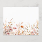 Carte de remerciements de confirmation du fleur sa (Dos)