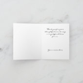 Carte de remerciements de coucher de soleil (Intérieur)