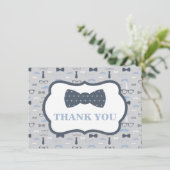 Carte de remerciements de Cravate (Debout devant)