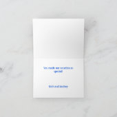 Carte de remerciements de croisière (Intérieur)